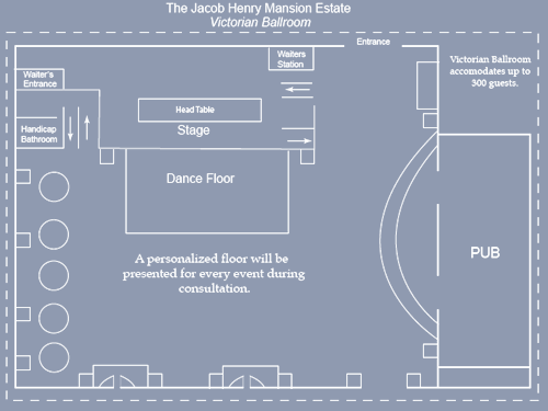 Victorian Ballroom Floorplan
